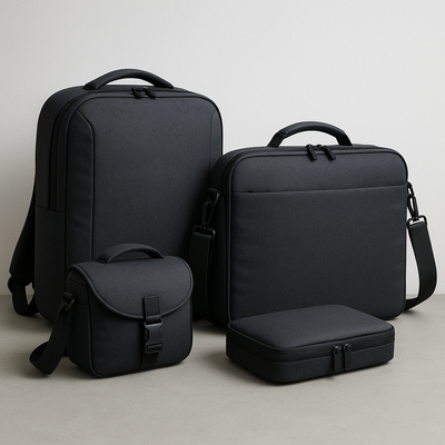 Assorted Bags and Cases showcasing sleek, stylish storage solutions