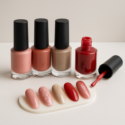 Nail Art & Polish collection displaying vibrant colours and smooth finishes