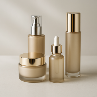 Skin Care products displayed to enhance skin texture and appearance