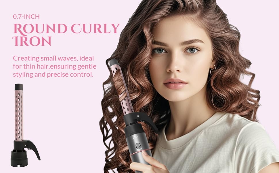 1.6-Inch Round Curly Brush for soft waves