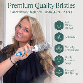 1.7 inch round brush from Osensia Blow Drying Brush Set