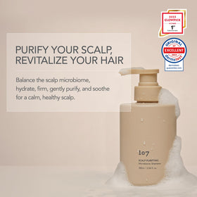 107 Clarifying Shampoo bottle side view
