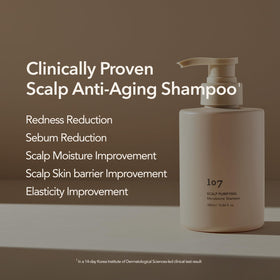 107 Clarifying Shampoo in a bathroom setting