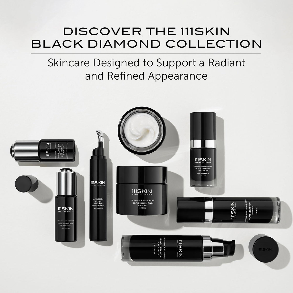 111SKIN Black Diamond Vitamin C Serum bottle cap open