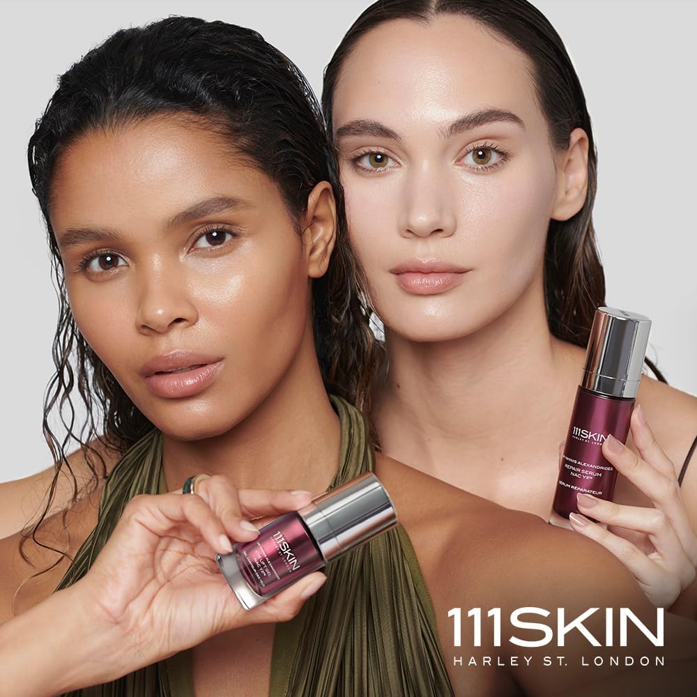 111SKIN Black Diamond Vitamin C Serum with other skincare products