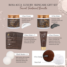 120ml face cream from RA ROSA ACCA Men's Sandalwood Facial Skin Care Set