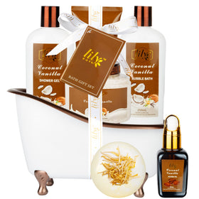 145ml body cream from LILY ROY Coconut Vanilla Spa Set