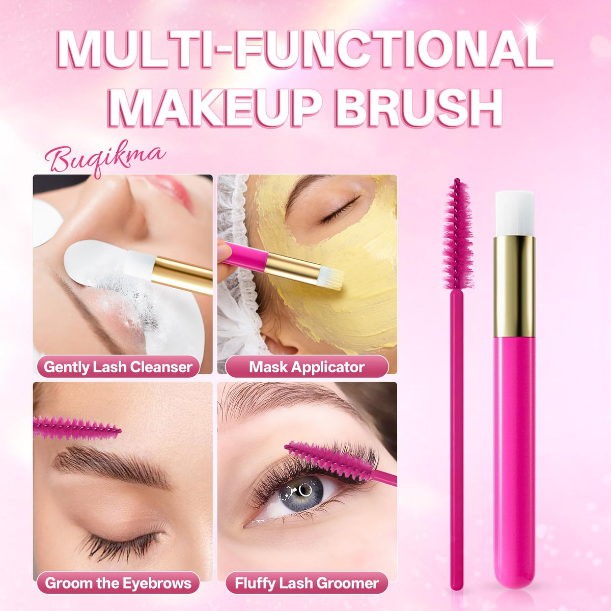 150ml washing bottle from Buqikma Lash Shampoo Kit