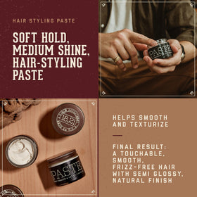 18.21 Man Made Hair Paste 2oz jar with lid
