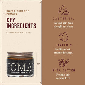 18.21 Man Made Pomade application on short hair