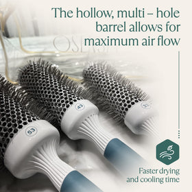 2 inch round brush from Osensia Blow Drying Brush Set