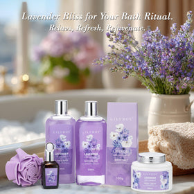 200ml body cream and 30ml bath oil in LILY ROY set