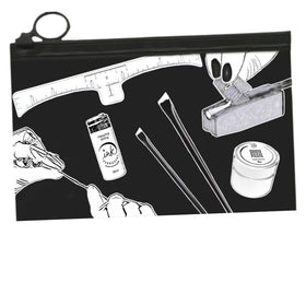 20PC eyebrow ruler stencils with strong adhesive backing