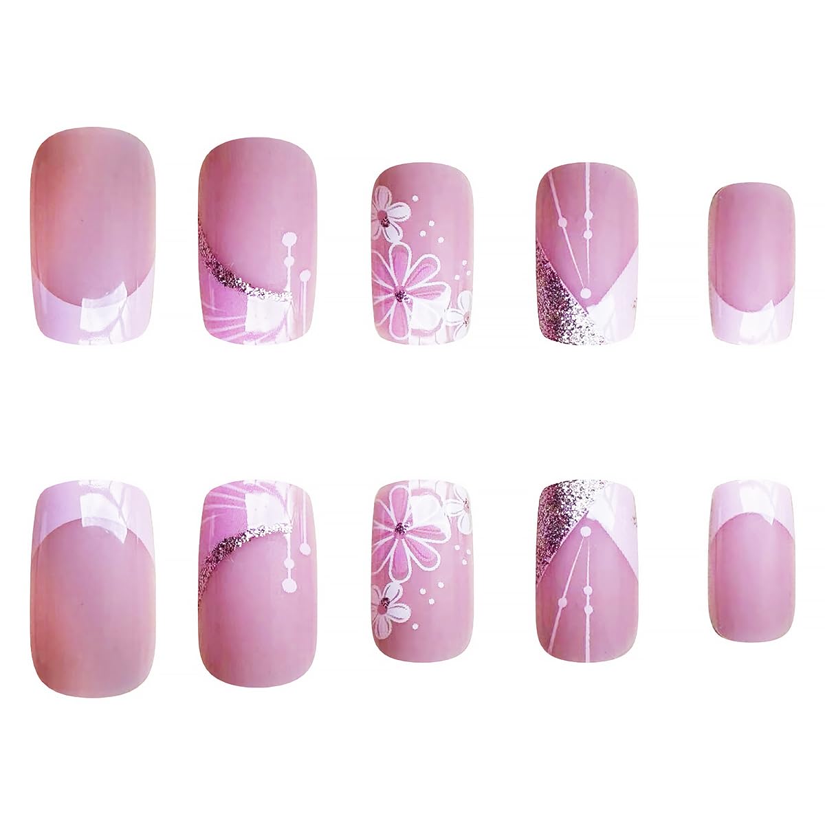 24 jelly glue stickers for DZPGUONIZ press on nails