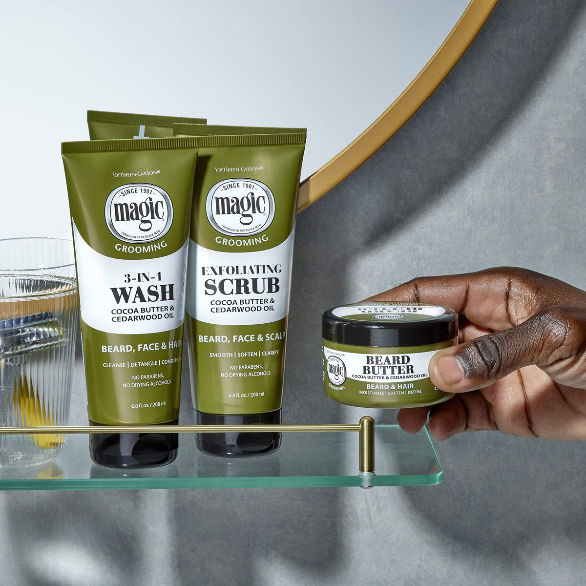 3-in-1 Cleansing Face and Beard Wash from SoftSheen