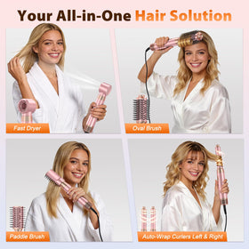 32mm auto-wrap curler from SnugLuv Blow Dryer Brush Set