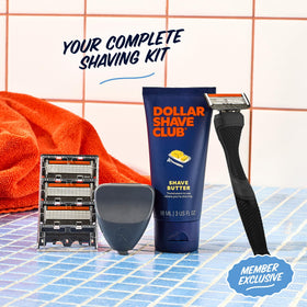 4 pack of 6 Blade Razor Refills from Dollar Shave Club