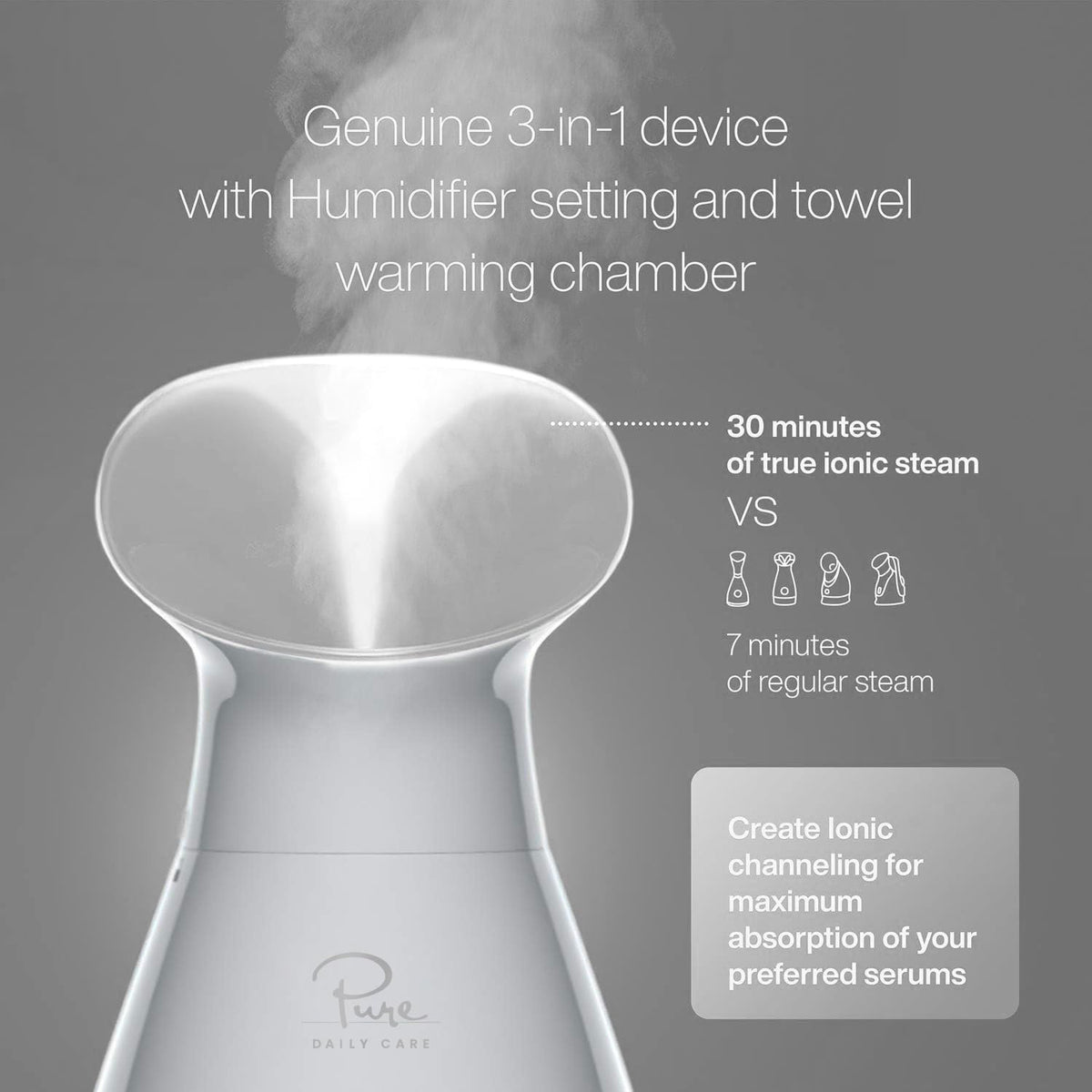 5-piece stainless steel skin kit included with NanoSteamer