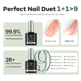 500 pcs long coffin nail tips in modelones kit