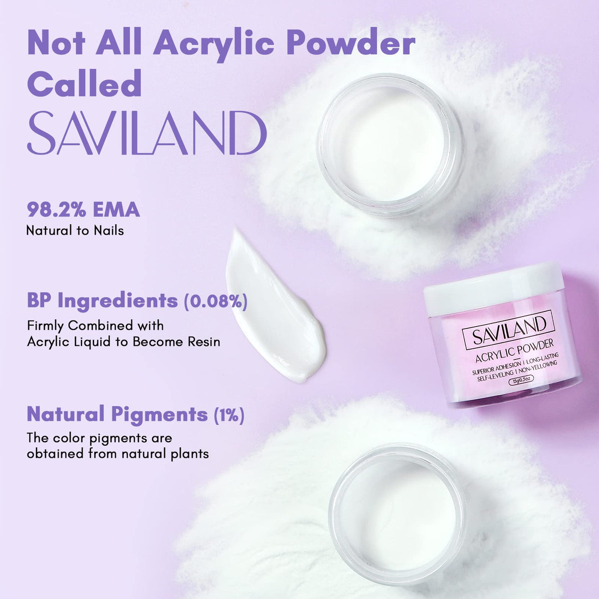 50ml acrylic liquid bottle from SAVILAND Nail Kit