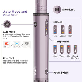 7MAGIC 7-in-1 Air Multi-Styler in use on hair