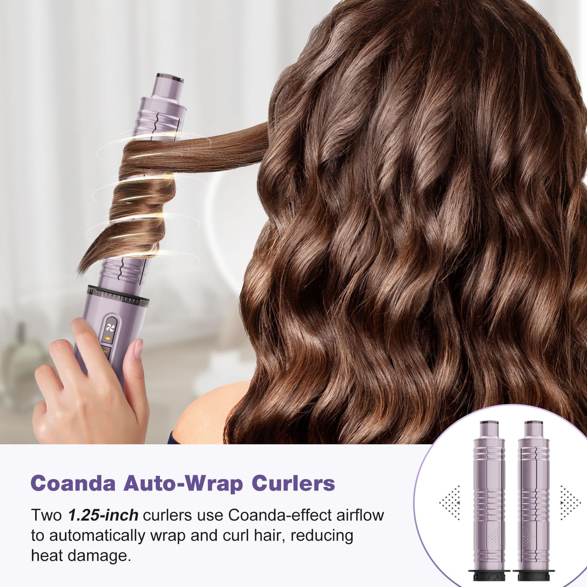 7MAGIC 7-in-1 Air Multi-Styler with curlers displayed
