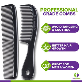 9-inch Heavy Dresser Comb from MARS WELLNESS set