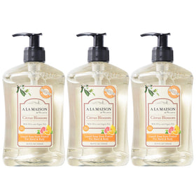 A LA MAISON Citrus Blossom Liquid Hand Soap 16.9 Fl Oz front view