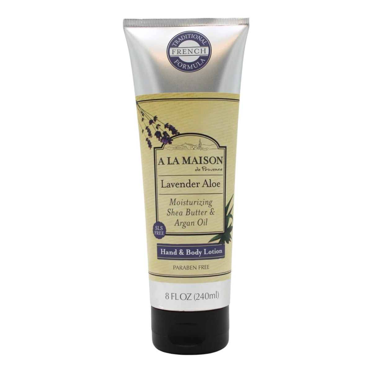 A LA MAISON Lavender Aloe Body Lotion 8oz front view