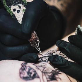 A-minusone tattoo needles showcasing transparent tube for ink visibility