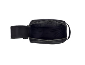 AARON LEATHER GOODS toiletry pouch waterproof lining detail