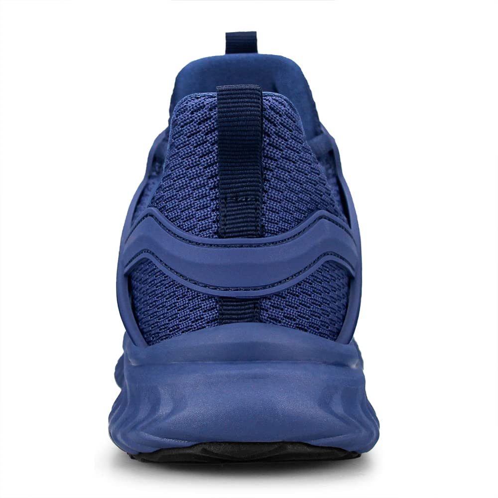 Abboos Non Slip Walking Shoes for Women dark blue close-up of sole