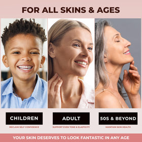 ABERA Collagen Neck Cream in lifestyle setting on vanity