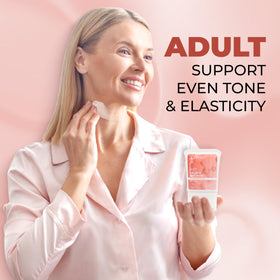 ABERA Collagen Neck Cream showing integrated massage roller