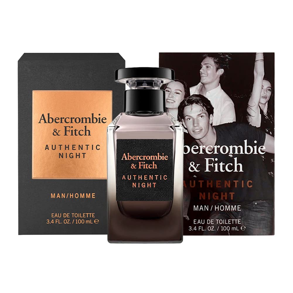Abercrombie & Fitch Authentic Night Men EDT Spray packaging