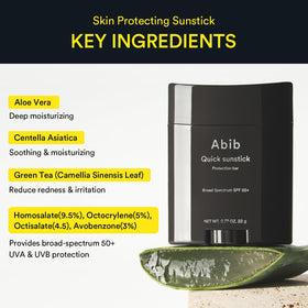 Abib Airy & Quick Sunstick DUO SPF50+ in outdoor setting