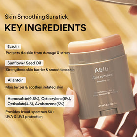 Abib Airy Sunstick Protection Bar DUO SPF50+ packaging