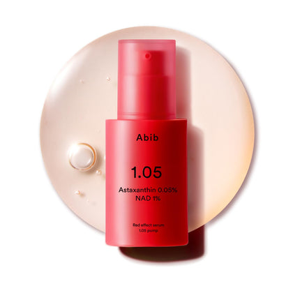Abib ASTA-NAD Red Effect Serum front view with pump