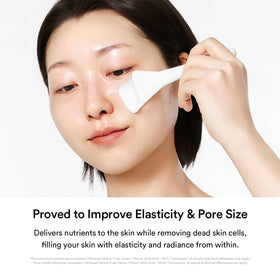Abib Collagen Overnight Wrapping Mask Jericho Rose with silicone brush