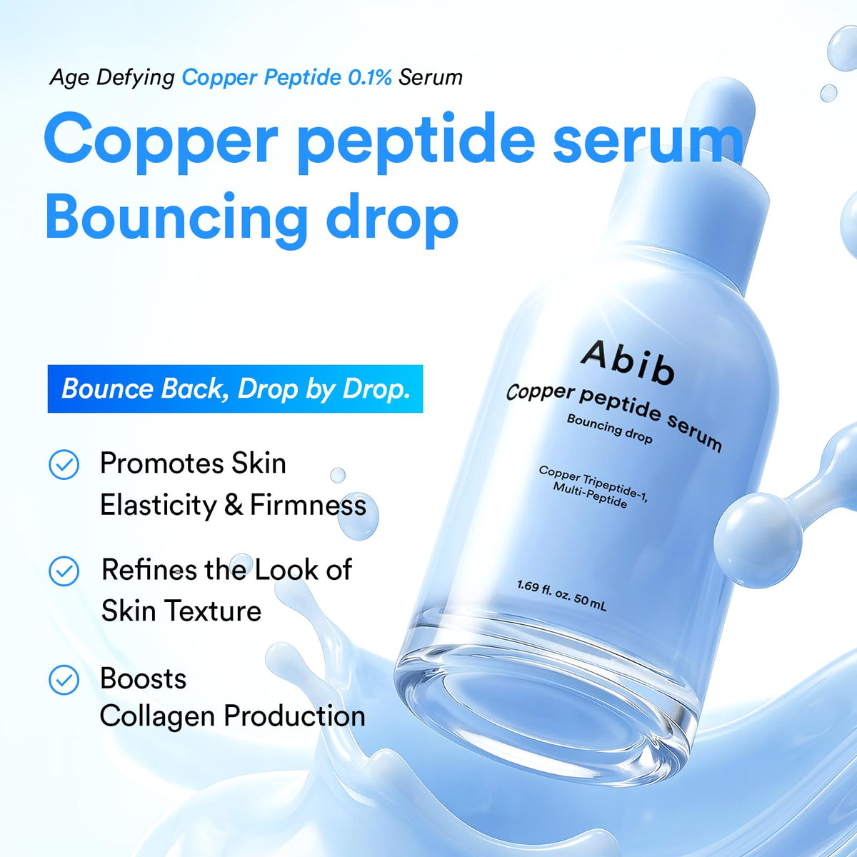Abib Copper Peptide Serum Bouncing Drop packaging