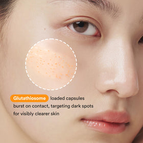 Abib Dark Spot Serum Vita Drop 1.69 fl.oz. application on skin