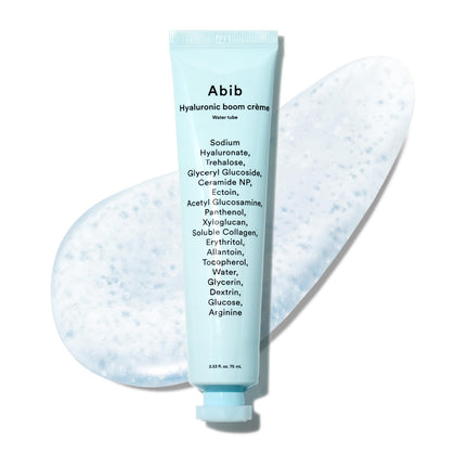 Abib Hyaluronic Boom Crème Water Tube front view 75ml