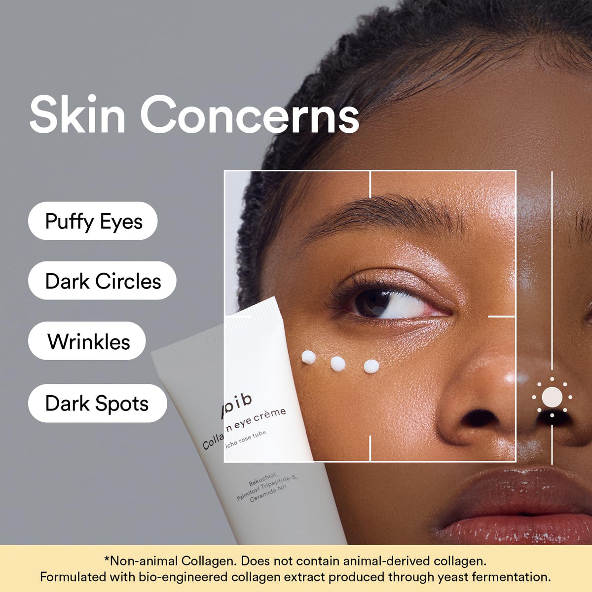 Abib Non-Animal Collagen Eye Cream Jericho Rose Tube side view