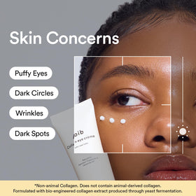 Abib Non-Animal Collagen Eye Cream Jericho Rose Tube side view