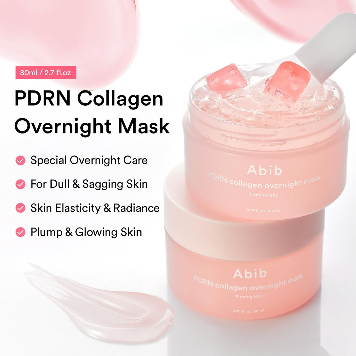 Abib PDRN Collagen Overnight Face Mask texture close-up