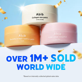 Abib PDRN Retinal Eye Patches applied under eyes