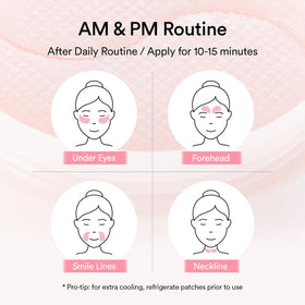 Abib PDRN Retinal Eye Patches in a beauty routine setting