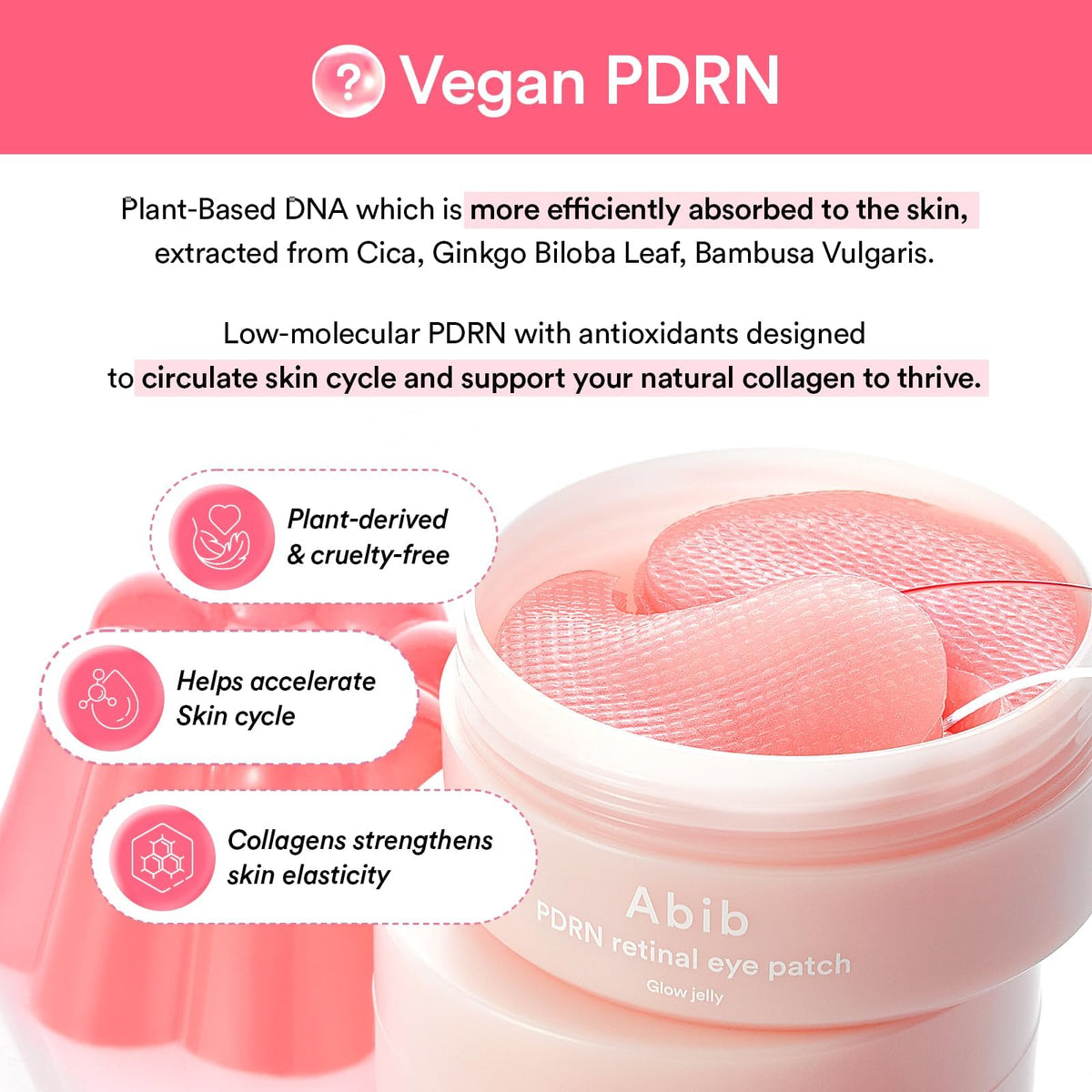 Abib PDRN Retinal Eye Patches with other skincare products