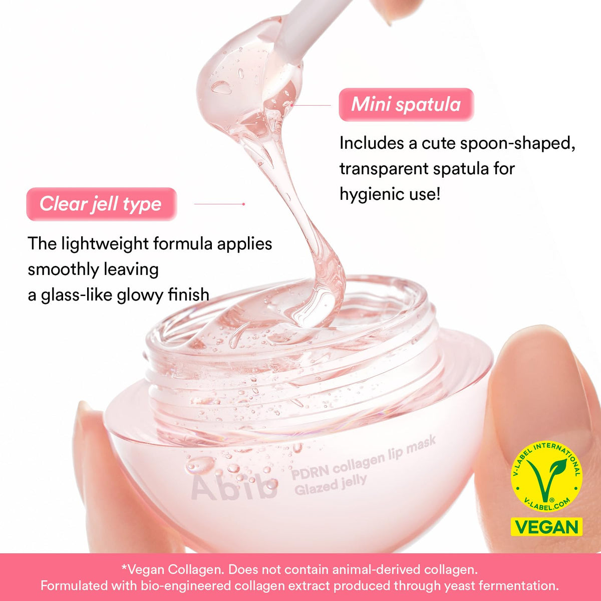 Abib PDRN Vegan Collagen Lip Mask alongside lip care products