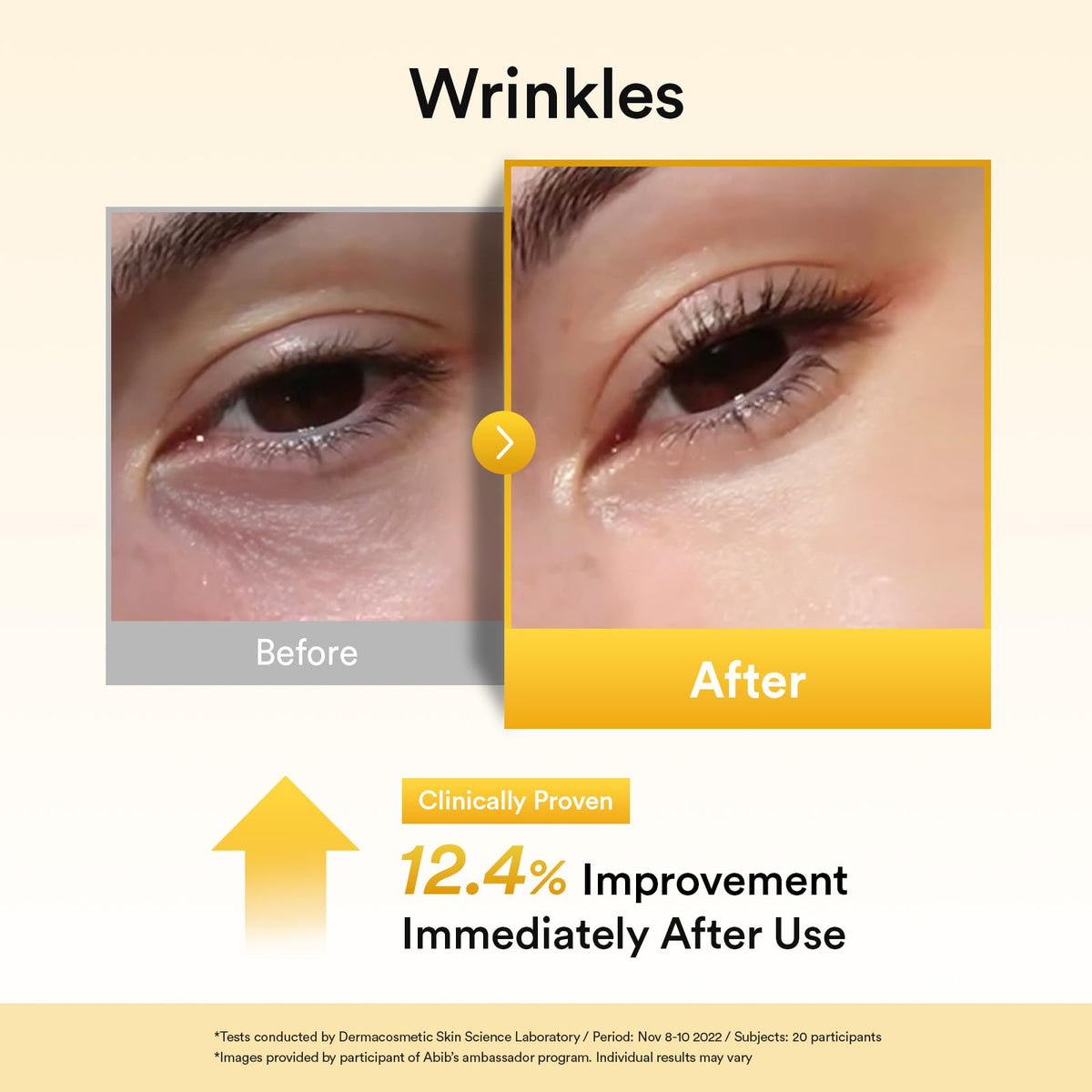 abib Vegan Collagen Eye Patches in a relaxing setting